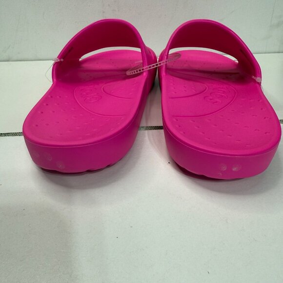 Crocs Slide Sandals Bright Pink Size 10 Womens New With Tags - Picture 5 of 8